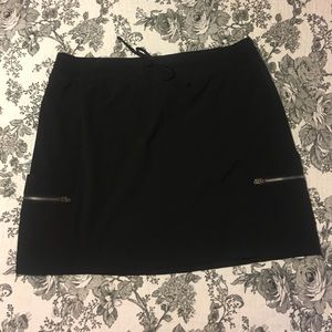 Tangerine Black “Active” Skort